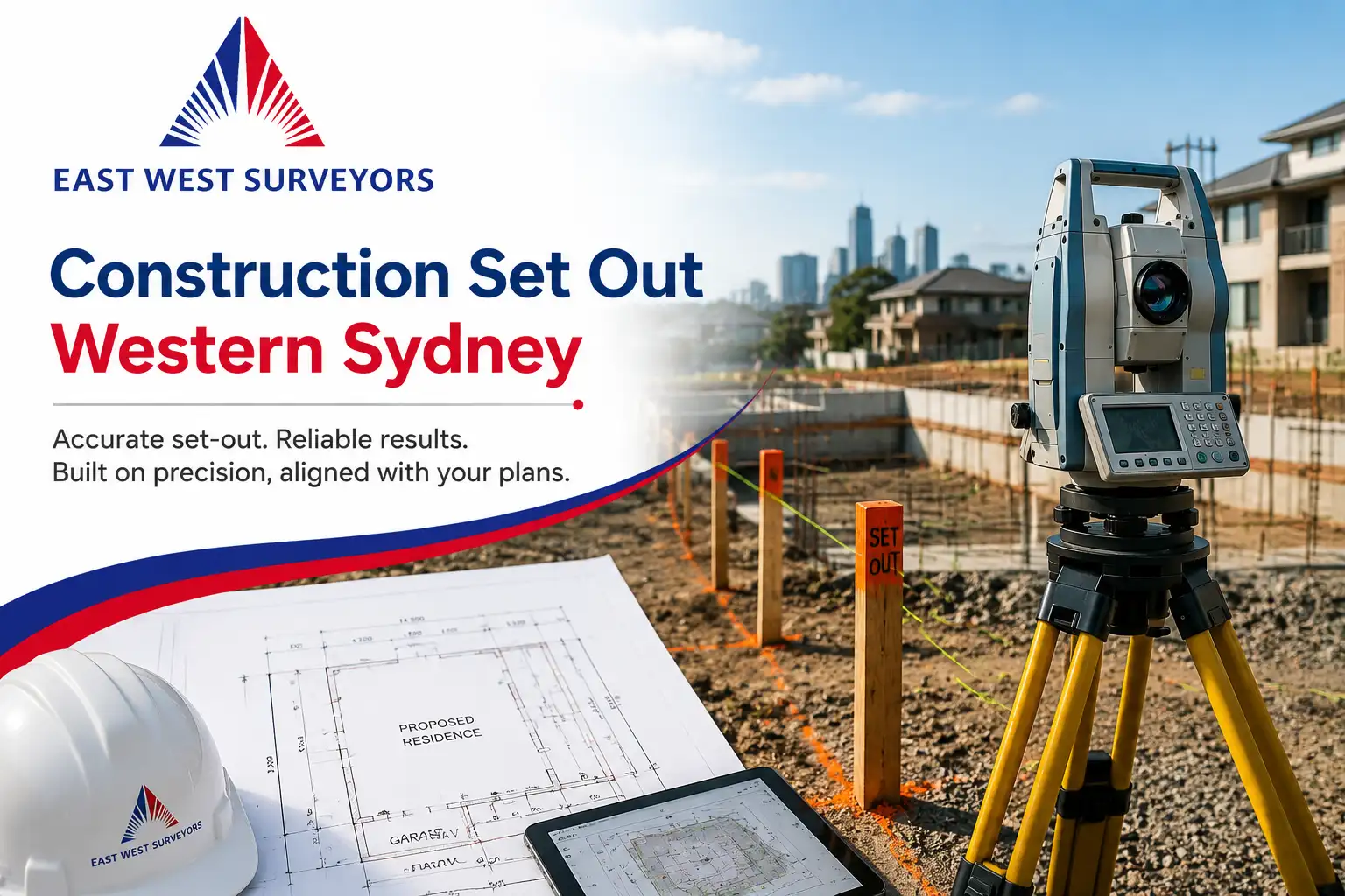 Construction Set Out Western Sydney | East West Surveyors